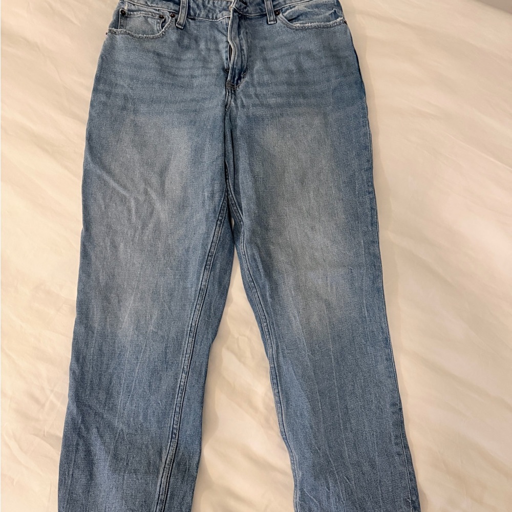 Abercrombie & Fitch High Rise Women Jeans - Light Blue